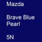 Preview: Mazda, Brave Blue Pearl, 5N.